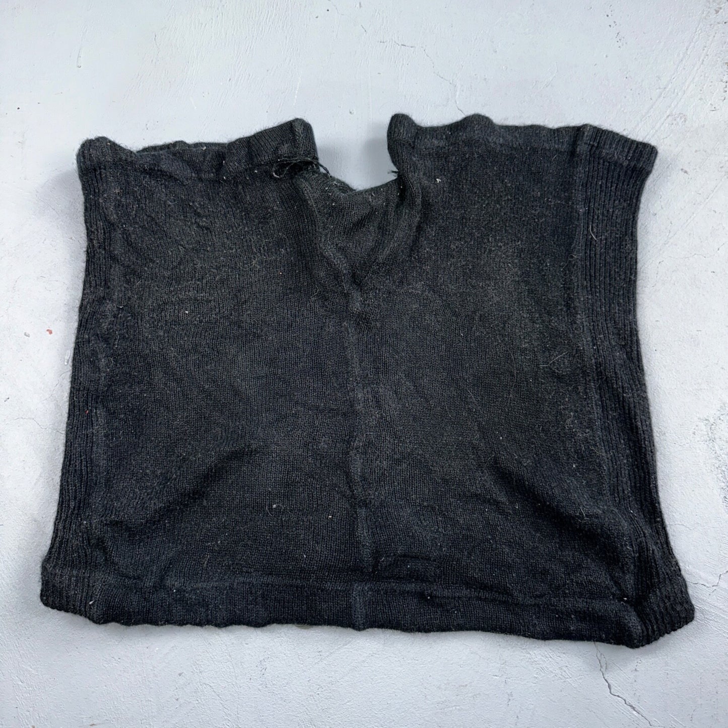 VTG 50s 60s Lasley Knitting Co Wool Letterman Navy Black Shorts Rare Swim Trunks