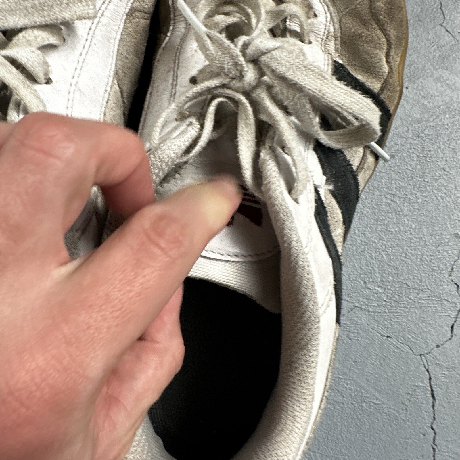 adidas x Mark Gonzales ALOHA SUPER IG5265 Low Top Sneakers US 9 White Used