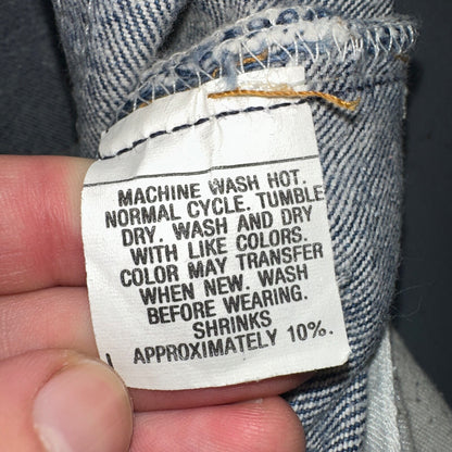 Levis 501 Vintage 80s USA XX Straight Leg Jeans Blue Light Wash 40x33 Act 38x29