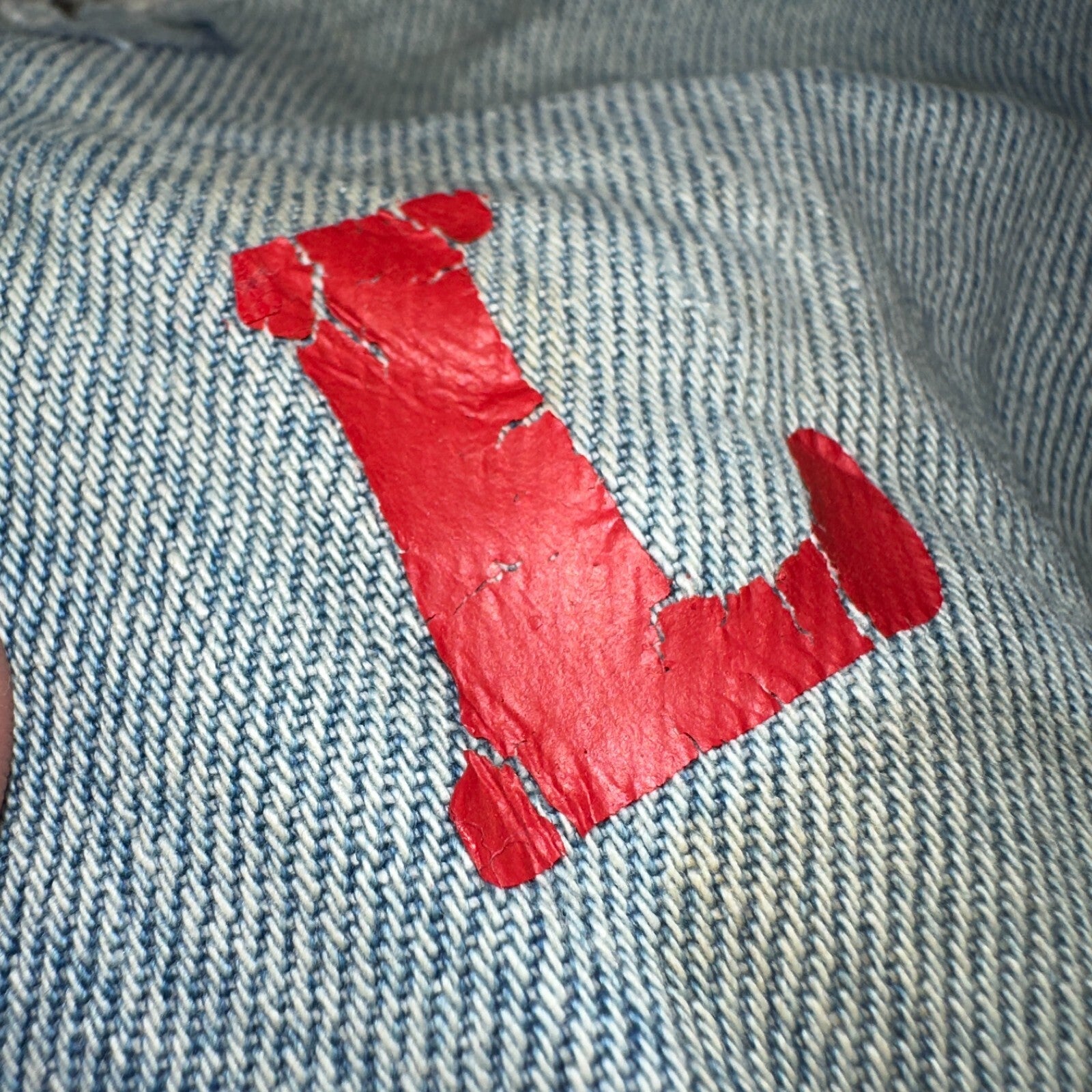 Levis 501 Vintage 90s USA XX Straight Leg Jeans Blue Custom Love 36x34 Act 33x32