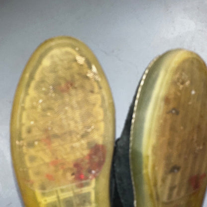 Balenciaga Paris Black Distressed Leather And Suede Sneaker Trainer Mens Size 42