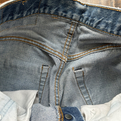 Levis Vintage 80s Redline Selvedge USA 501 XX Jeans 66 70s 32x34 Act 29x25