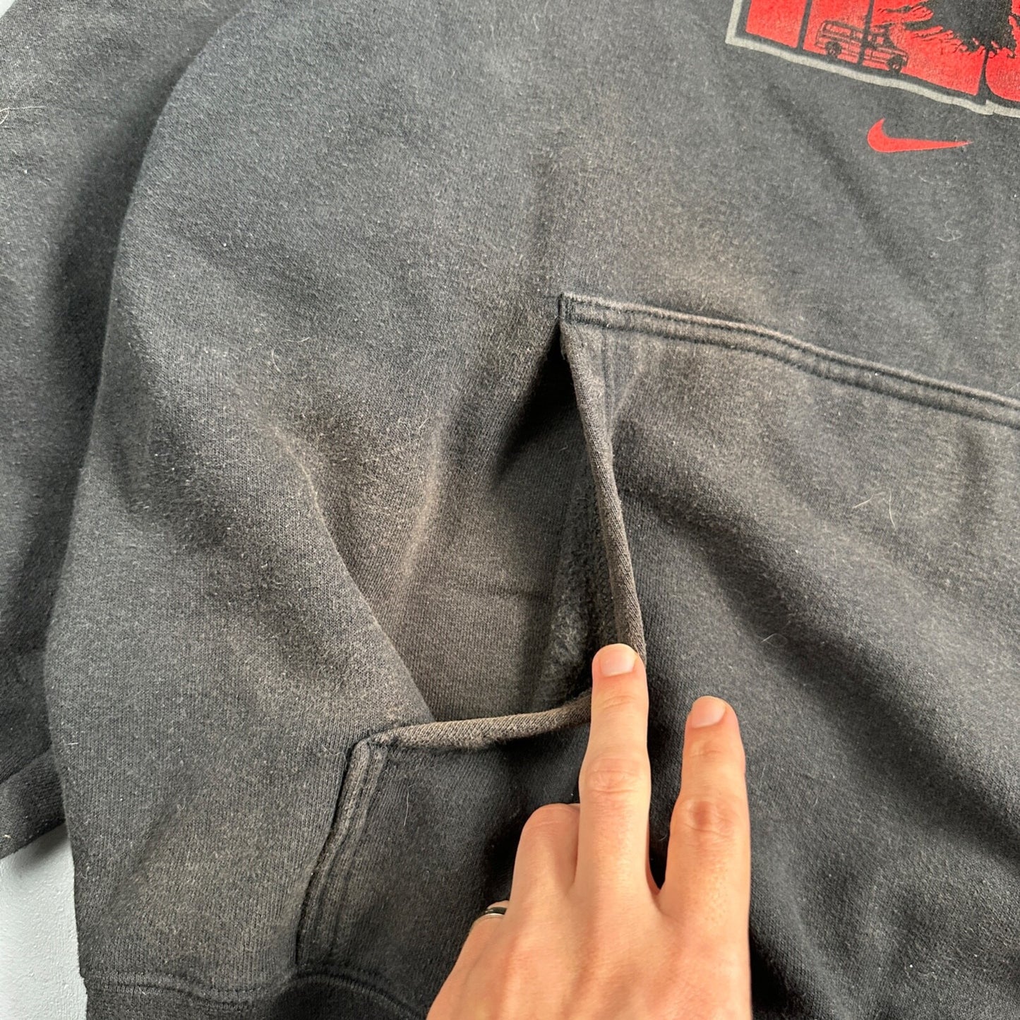 Nike Team Hood to Coast H2C Swoosh Hoodie Sweatshirt 2000s Center Swoosh Y2K