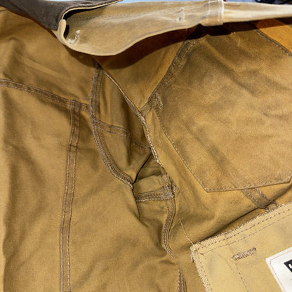 Filson x Levis Tin Cloth Trucker Jacket Men’s Small Tan Made In USA VTG Oil