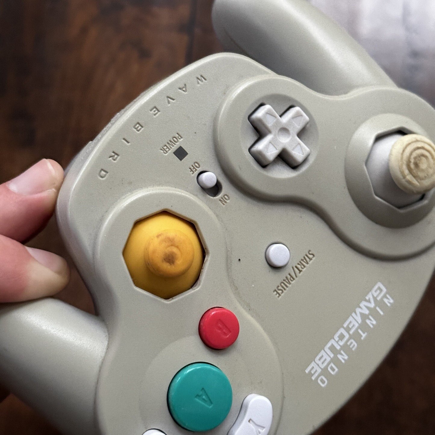 Nintendo Gamecube Wavebird Wireless Controller Gray Platinum  UNTested