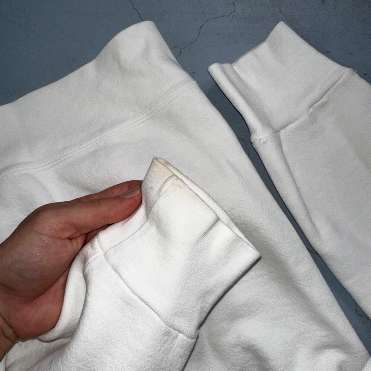 Nike VTG 90s Sweatshirt Crewneck Just Do It USA Logo 1990s White Jumper Gym