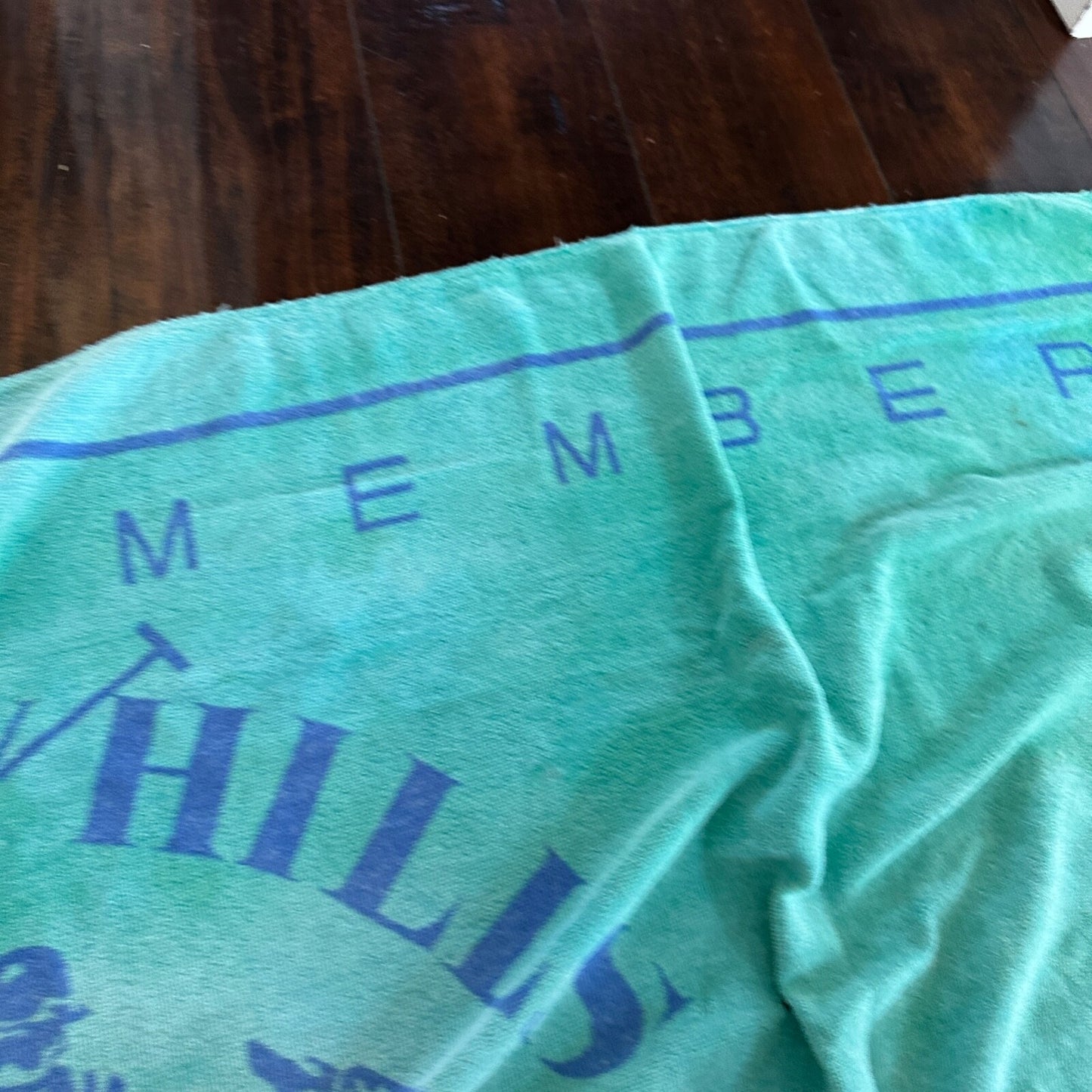 Vintage Charter Member Beverly Hills Polo Club 100% Cotton Beach Towel