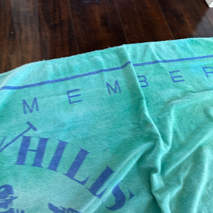 Vintage Charter Member Beverly Hills Polo Club 100% Cotton Beach Towel