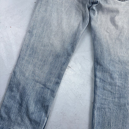 Levis 501 Vintage 80s Redline Selvedge USA XX Jeans Light Wash 524 Act 32x27