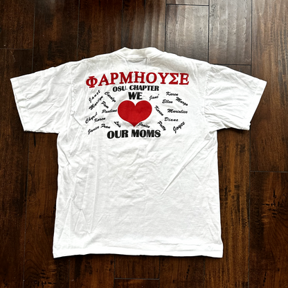 Oneita MOM Vintage T Shirt 1993 90s USA Weekend Love Heart Moms Future