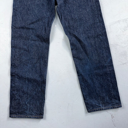 Levis 501 Vintage 90s USA XX Straight Leg Jeans Blue Dark Wash 34x32 Act 31x29