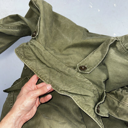 Field Jacket Post WWII Korean War M1950 Coat 1950s 50s OG107 M65