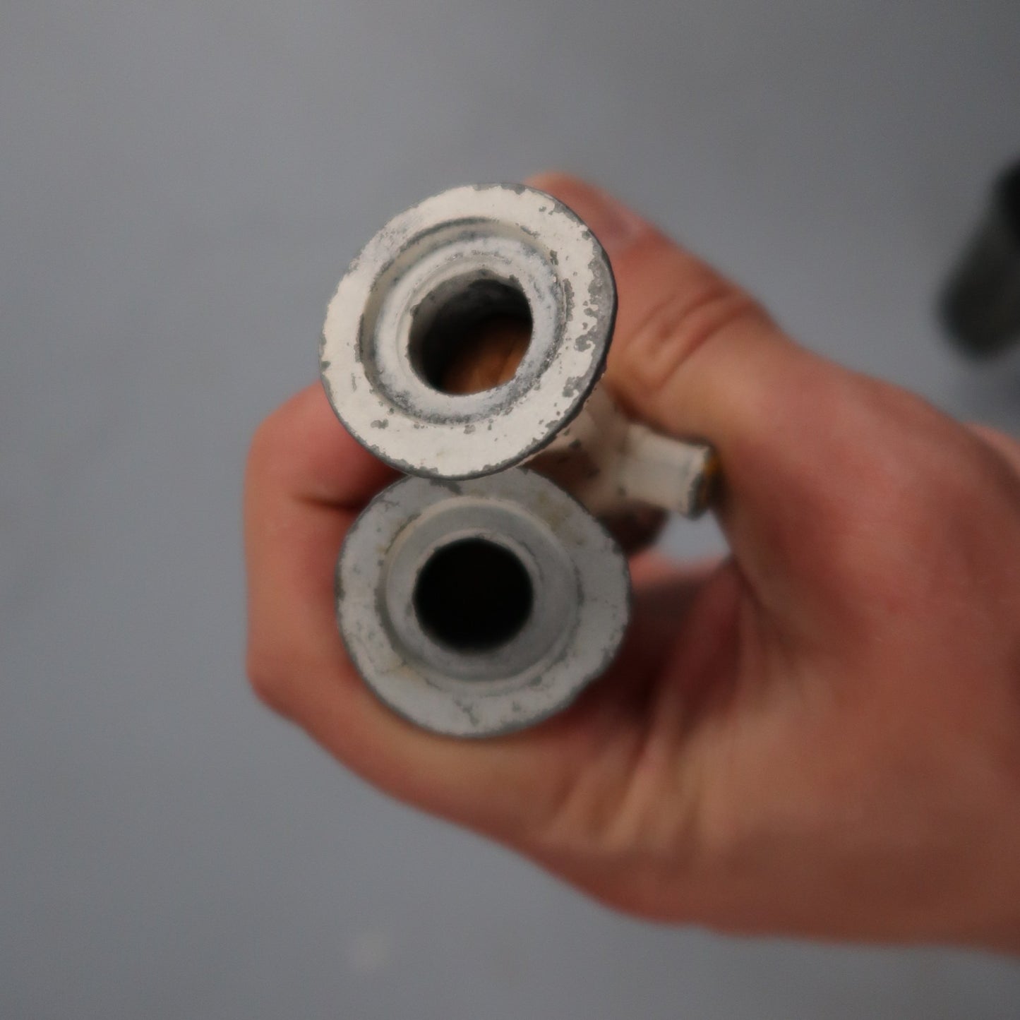 Vintage Cast Iron Hand Water Pump Salt and Pepper Shakers Cute MCM 60s