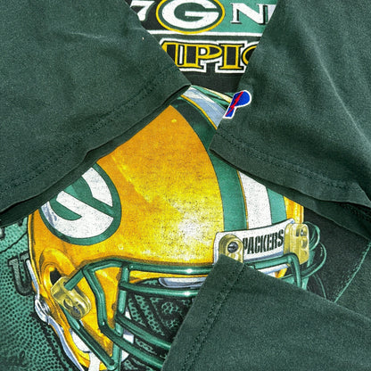 Green Bay Packers 1997 NFL Pro Player Vintage T Shirt Green XL 90s Football USA