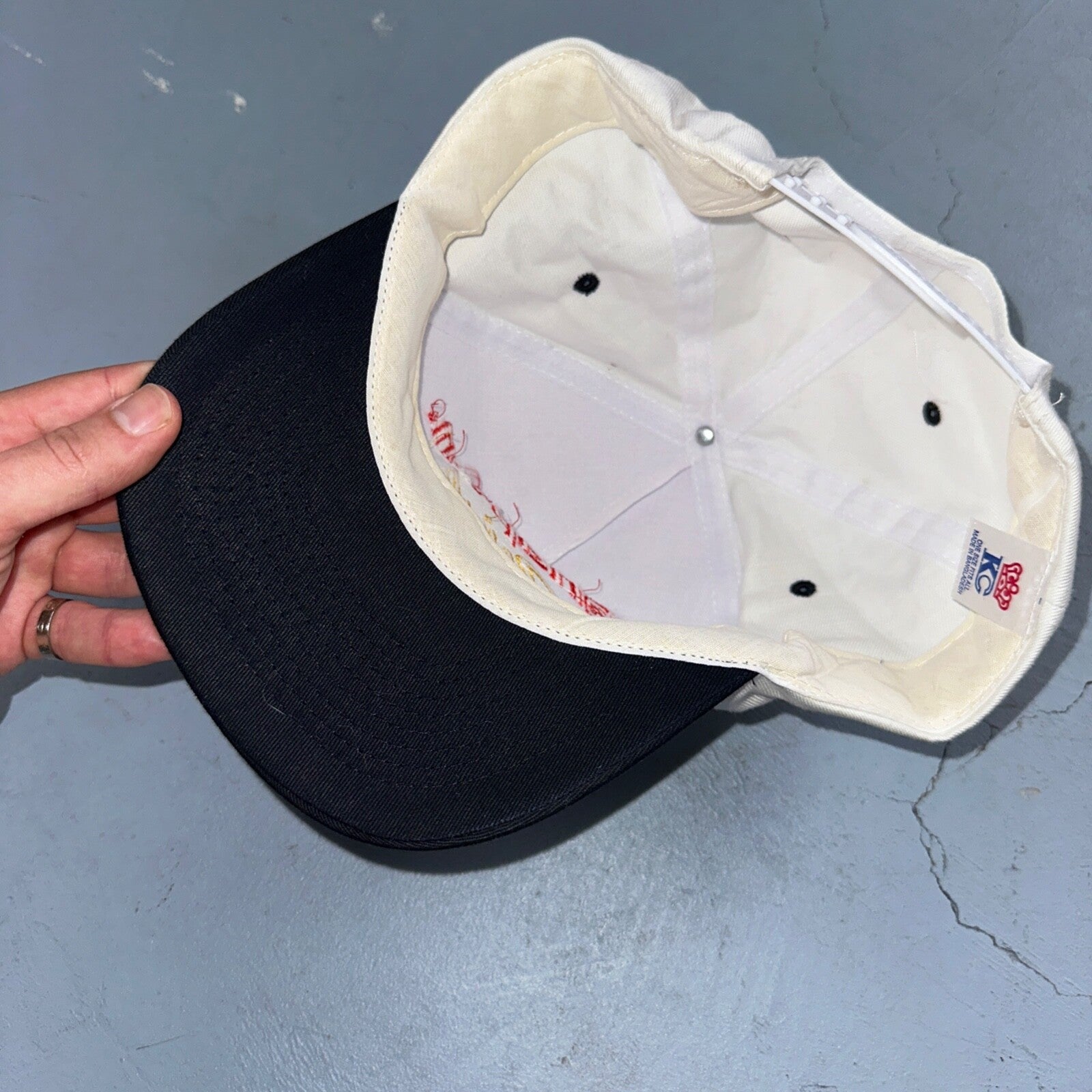 Snap On Racing White Black VTG Hat Cap Snapback Nascar Racing Cool Cars