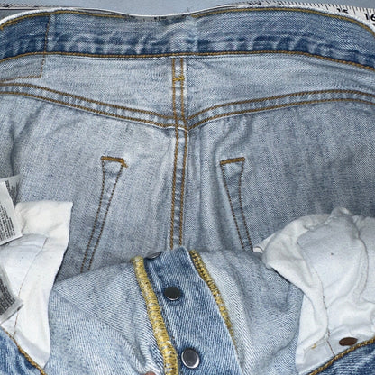 Levis 501 Vintage Y2K XX Straight Leg Jeans 36x30 Light Wash 2000s Act 35x29