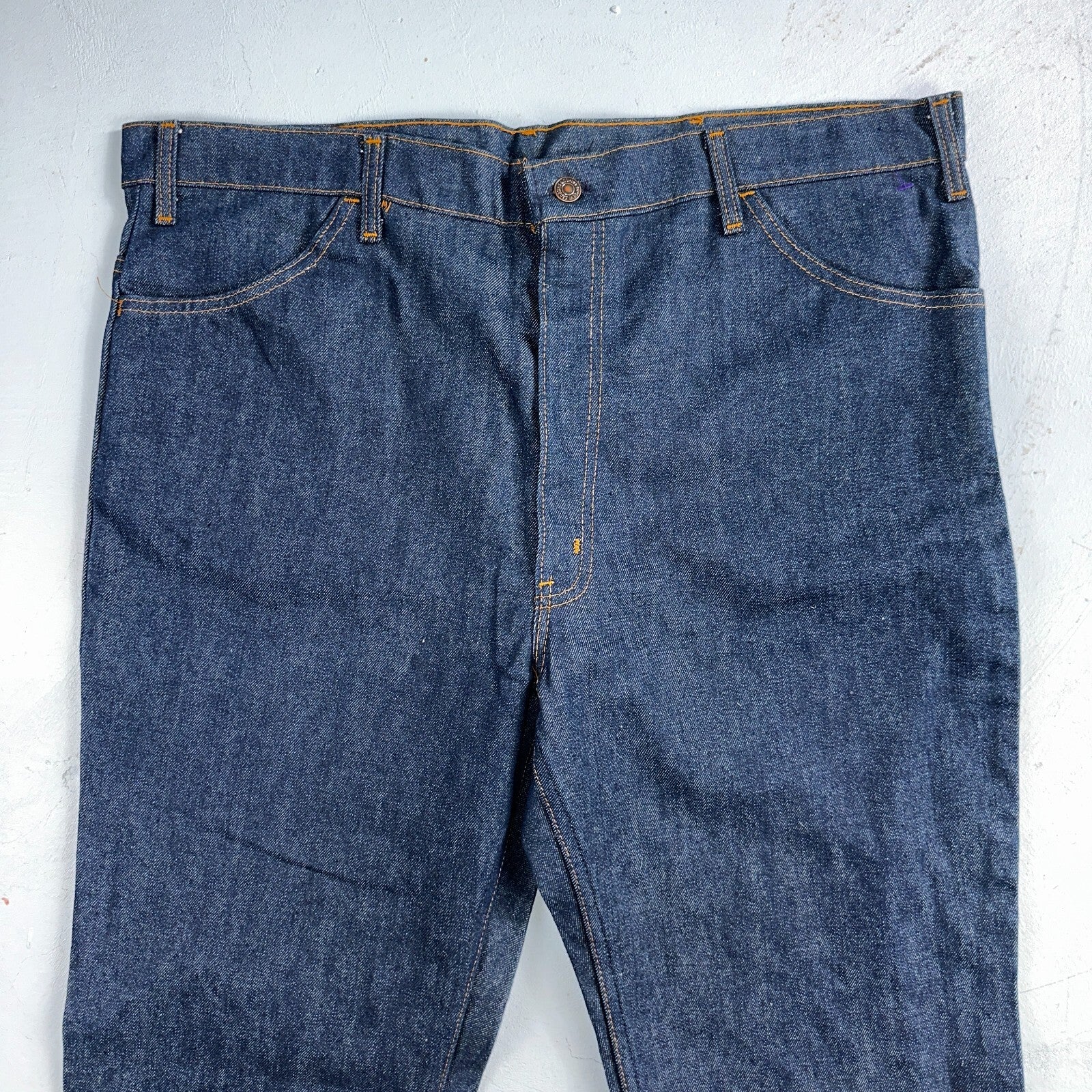 Levis 646 Deadstock 70s USA Orange Tab Bootcut Flare Bell Bottom NOS Jeans 42x32