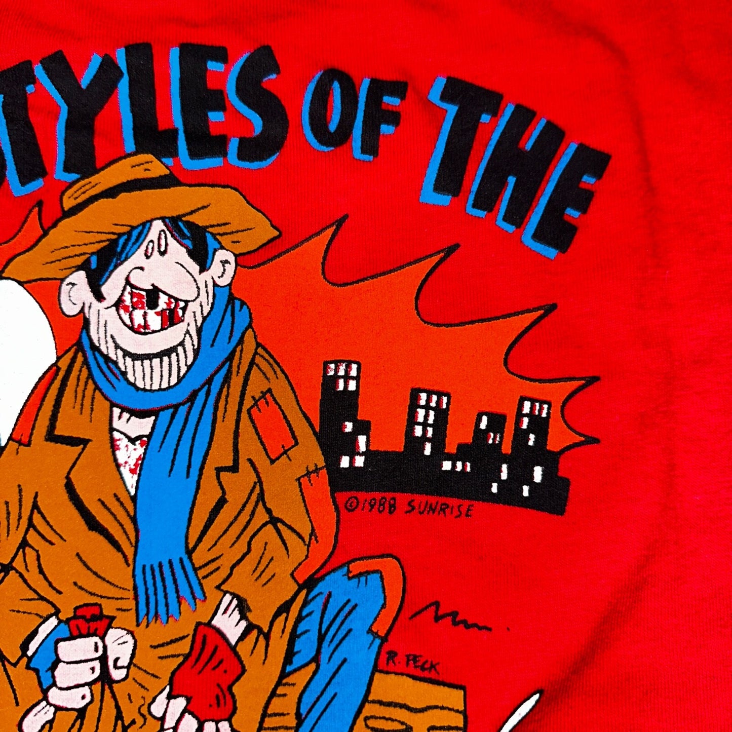 Poor and Unfamous VTG T Shirt 1988 Sunrise Funny Alcoholic Humor 80s Anvil Rap