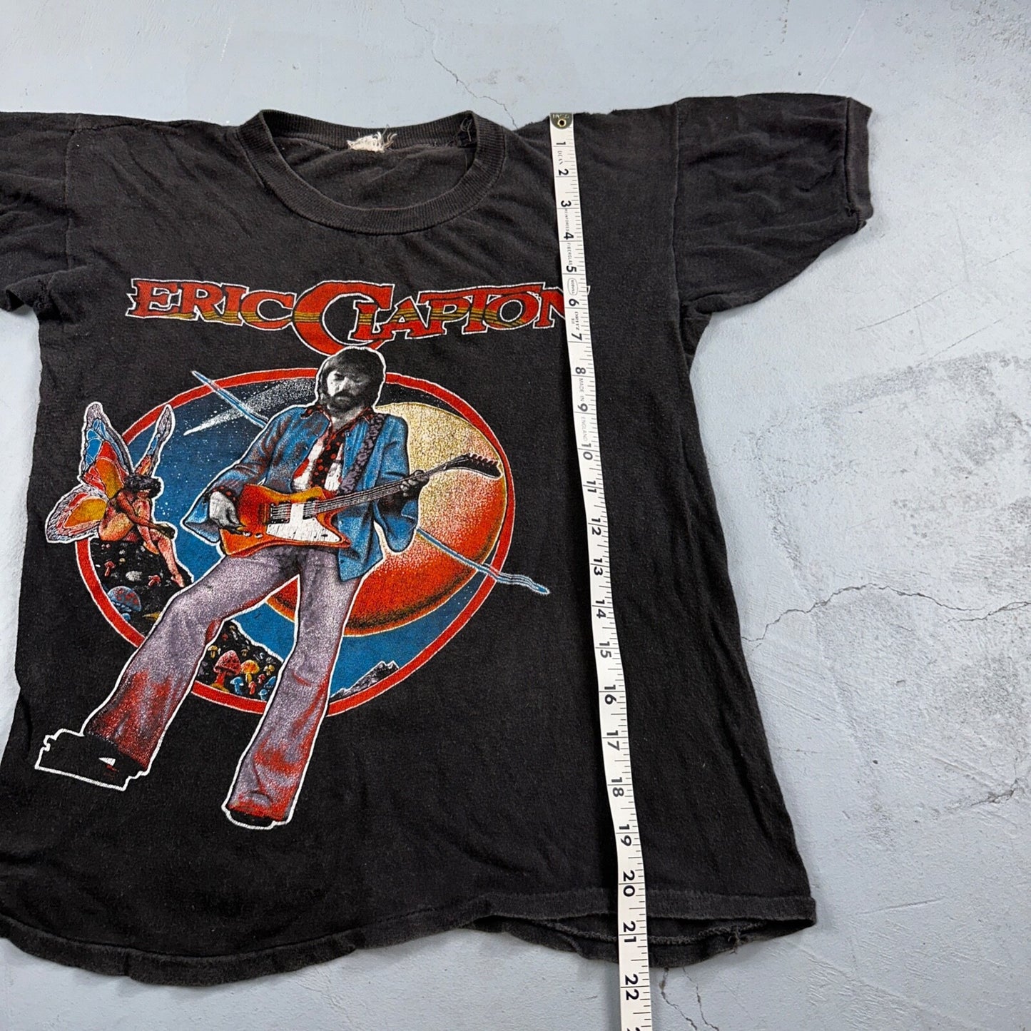 Eric Clapton Rock Concert 1979 Tour VTG T Shirt Band Music Classic Guitar 70s