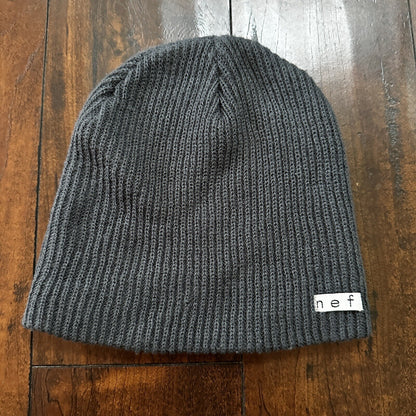 Neff Leslie Grace Blue Grey Beanie O/S Used Rare