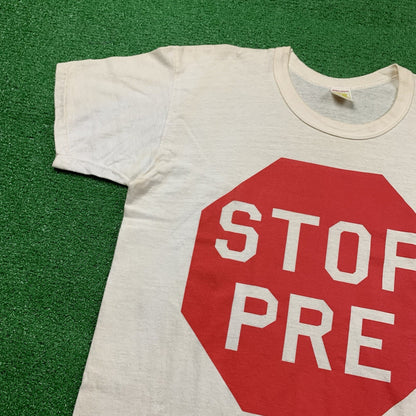 STOP PRE Vintage T Shirt OG Rare Nike Geisha Rap Hike Track Prefontaine 1972 70s