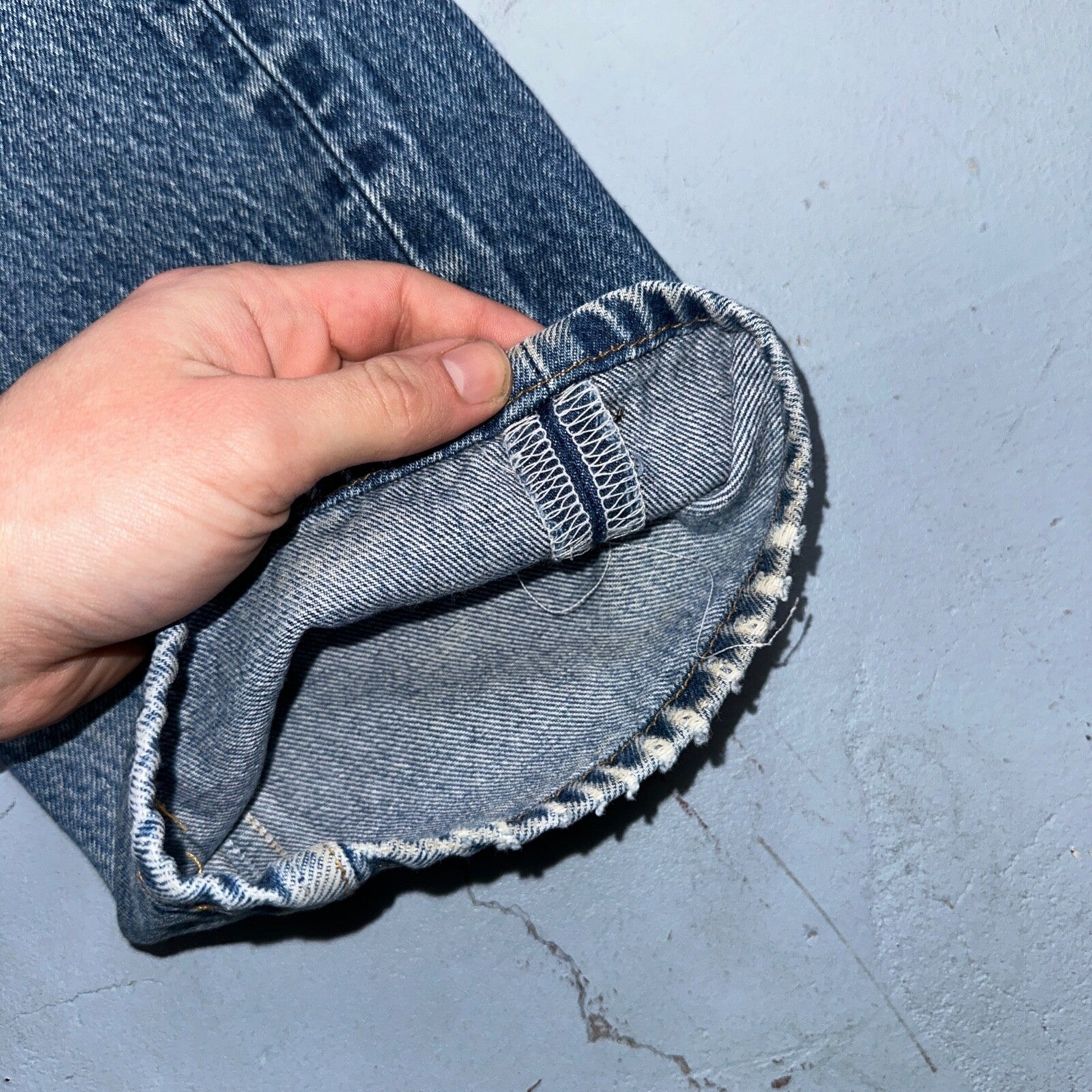 Levis 501 Vintage Y2K Mexico Straight Leg Jeans 34x33 90s Med Wash Act 32x29