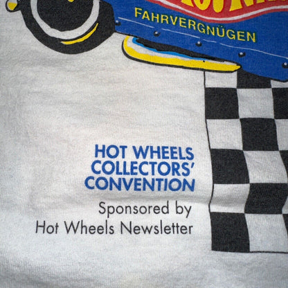 Hot Wheels RARE Beach Van Cruiser Vintage T Shirt Collectors Convention 90s