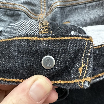 Levis 501 Vintage Y2K Straight Leg XX 2000s Jeans 32x29 Black Wash 35x32