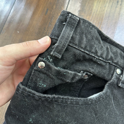 VTG Levi’s 540 Made In The USA Jeans Relaxed Fit Black 38x32 90s 501 Act 34x32