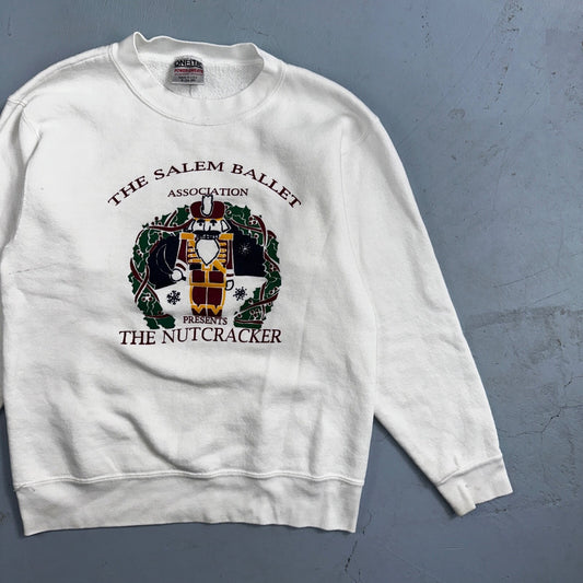 Oneita Nutcracker Salem Oregon USA Sweatshirt VTG Crewneck XL Winter Christmas