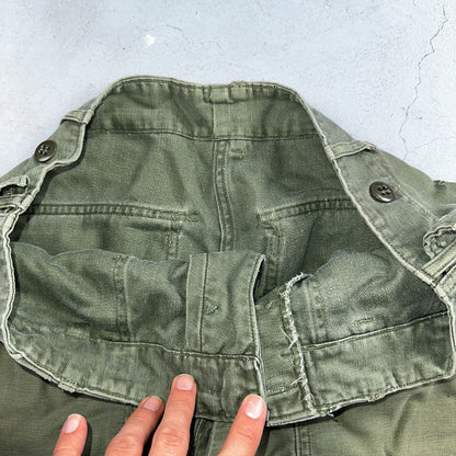 Vintage 1960s 70s Vietnam OG 107 Fatigue Pants 60s Missing Button Fly Act 32x31