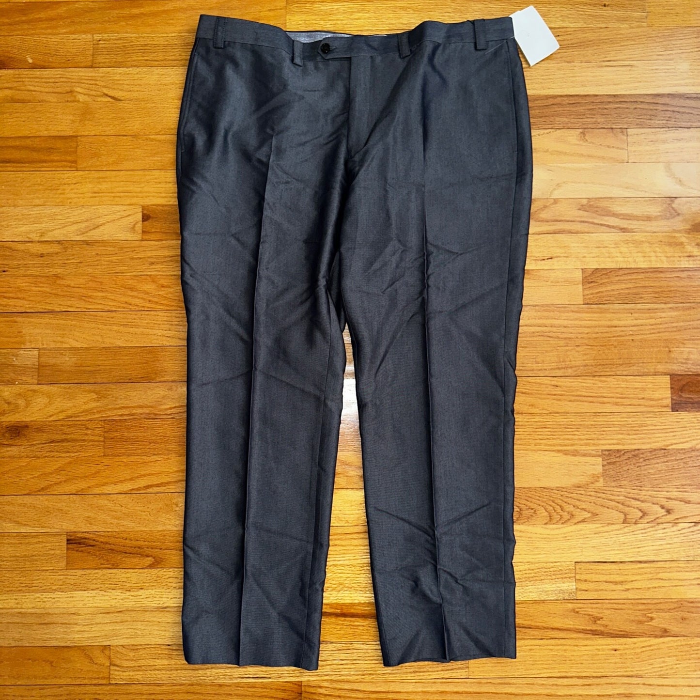 Ralph Lauren Pants Men 40x30 Gray Pleat Polo Business Slacks Trousers