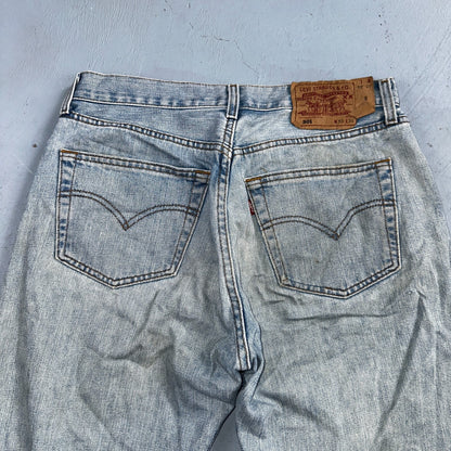 Levis 501 Vintage Y2K Hungary Straight Leg Jeans 33x34 90s Light Wash Act 31x32