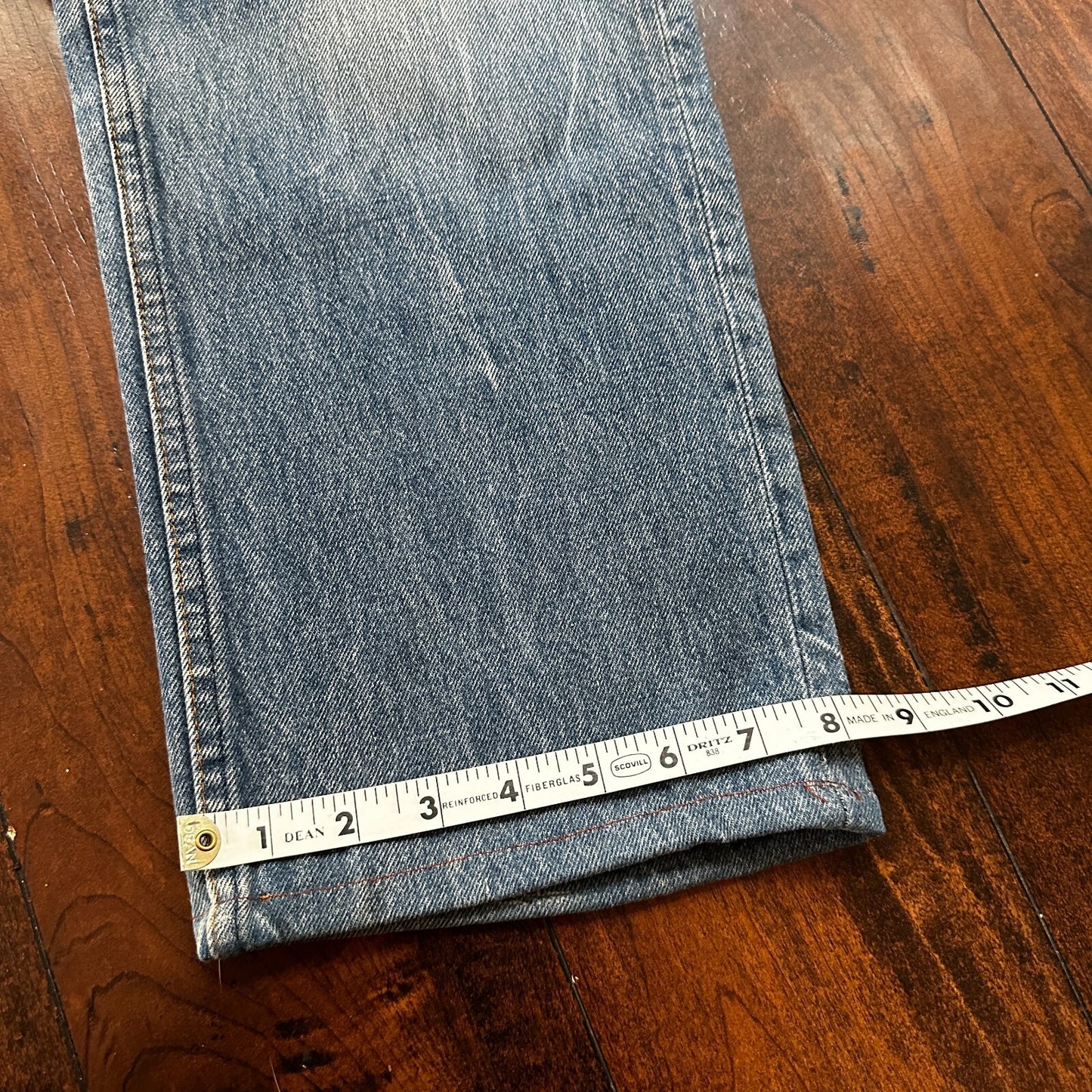 VTG USA Levis 501 Button Fly 80s Tag Jeans 32x27 Straight Leg Thrashed Ripped