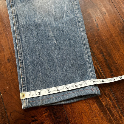 VTG USA Levis 501 Button Fly 80s Tag Jeans 32x27 Straight Leg Thrashed Ripped