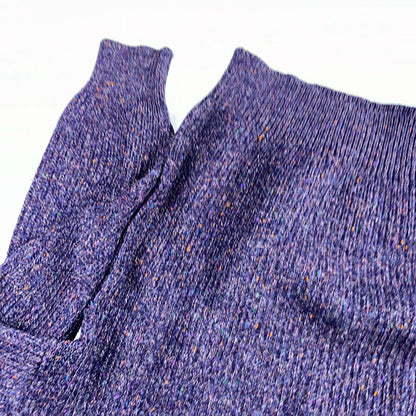Vintage 70s Lord Jeff Hebrides Tweeds Pullover Sweater Large Purple 1970s Wool