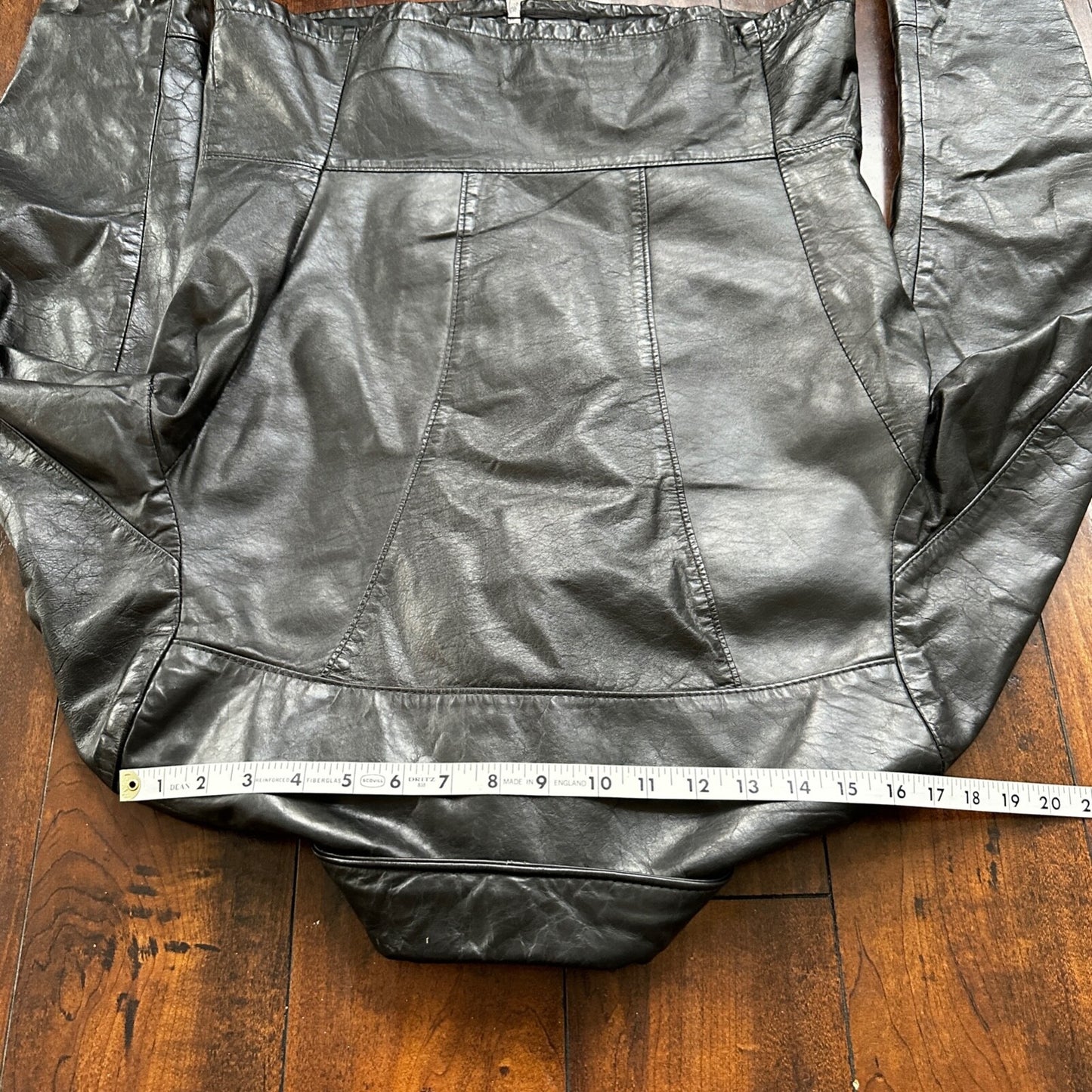 VTG 1950s Rockabilly Black Leather Talon Jacket Men 40 Zip 50s 60s 1960s Bike