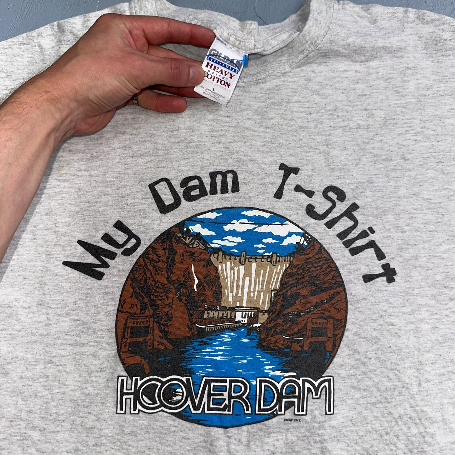 My Dam Tee Funny Hoover Dam VTG T Shirt Colorado Y2K 2000s Humor Joke Laugh