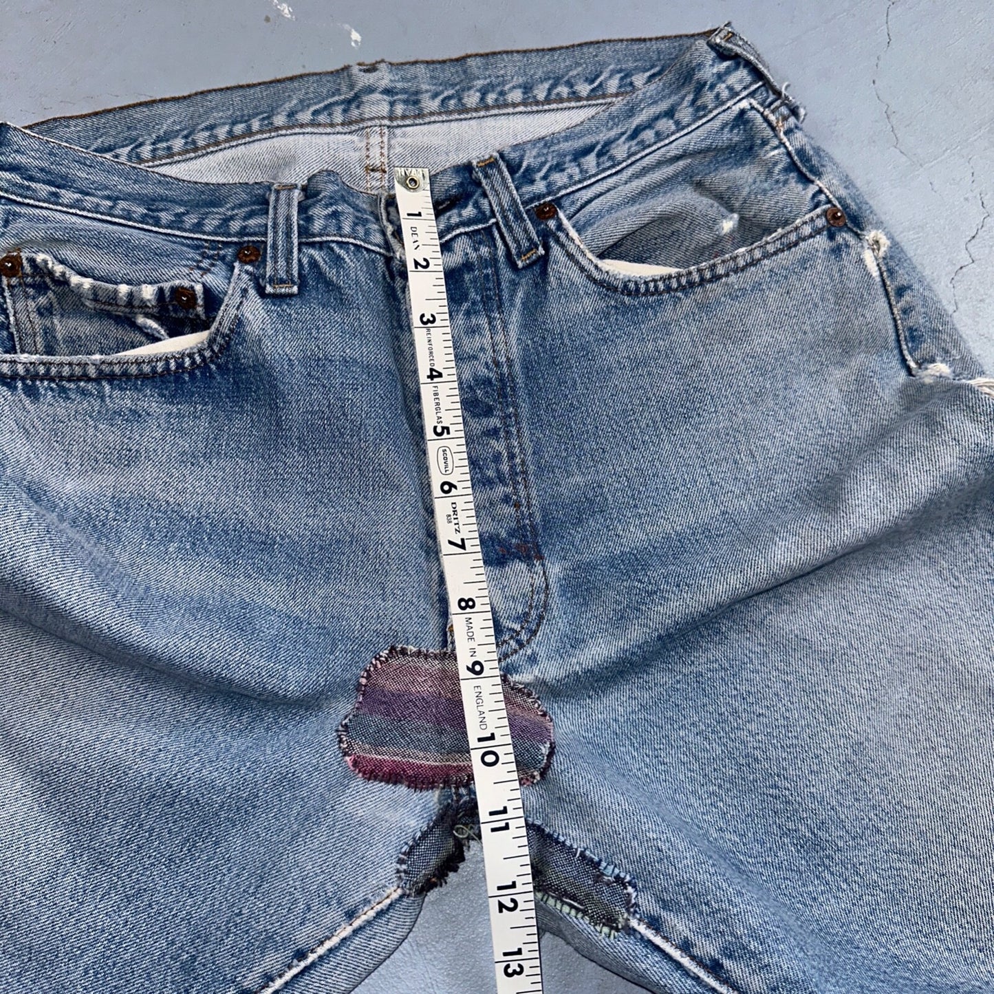 Levis 501 Vintage 80s Redline Selvedge USA XX Jeans Light Wash 1980s Act 29x28