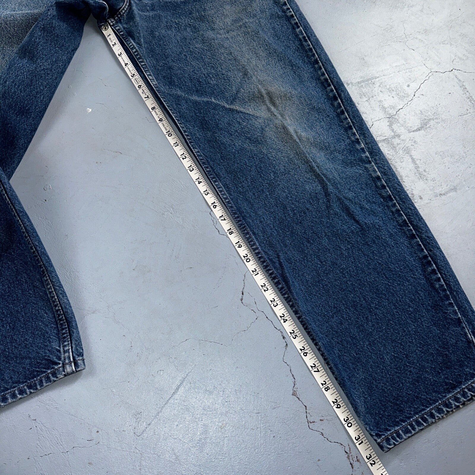 Levis SilverTab Vintage 90s Baggy Denim Jeans Blue Silver Tab Skater Act 35x32