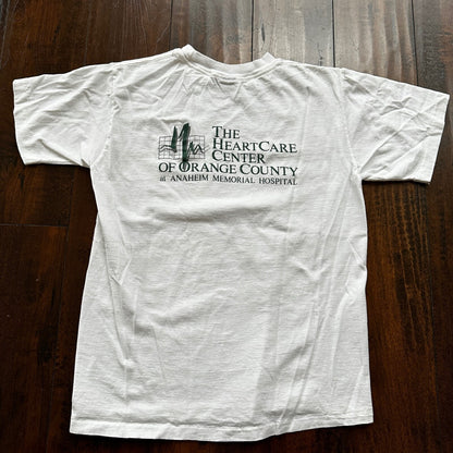 Nurse Medical Rehab Vintage T Shirt Hospital Human Care Love Orange County