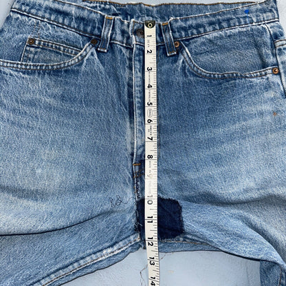 Levis 517 Vintage 80s USA Orange Tab Bootcut Flare Blue Worn Jeans Act 32x34