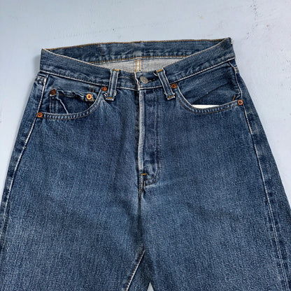 Levis 501 VTG 70s SS Redline Selvedge Jeans XX Altered Skinny Capri Act 27x25