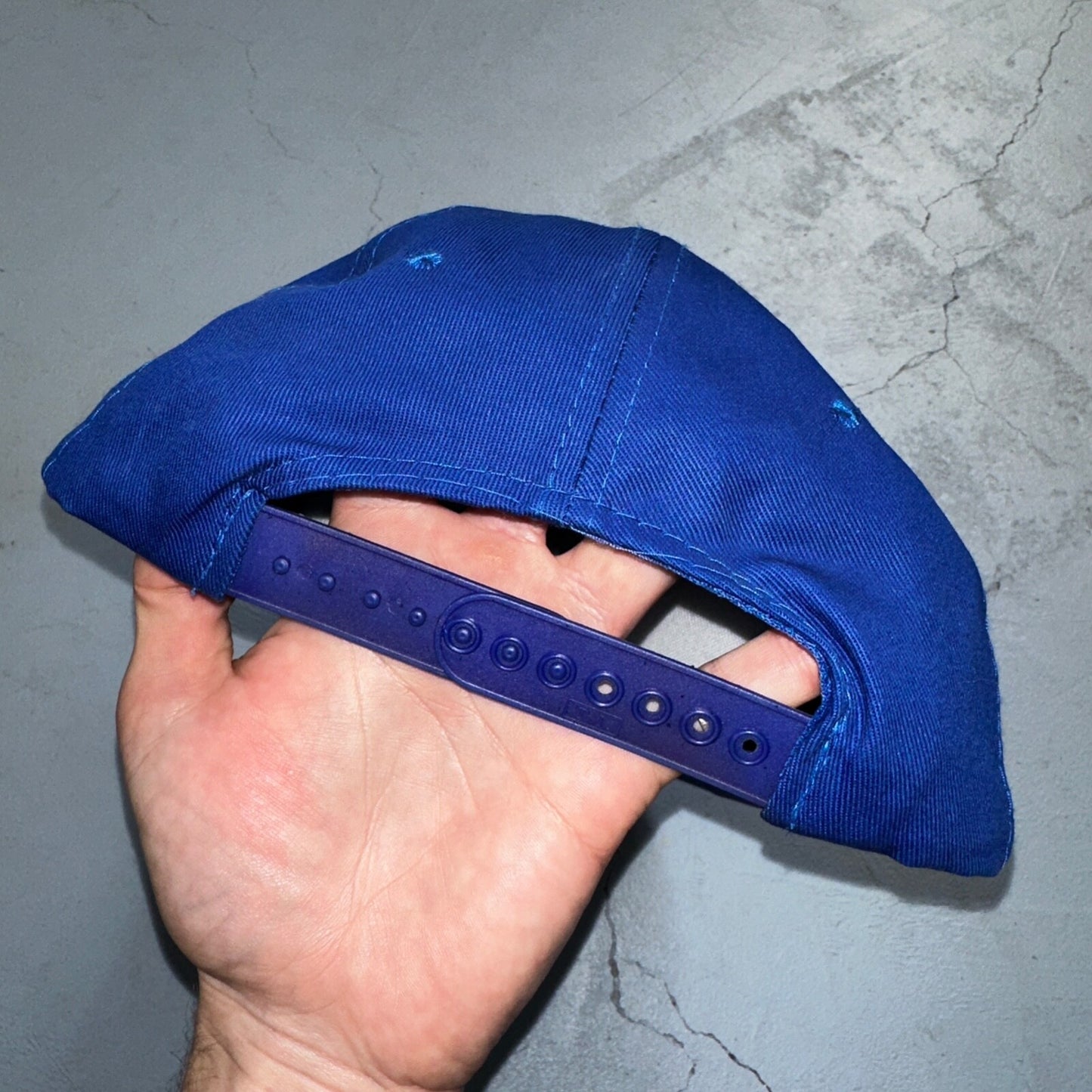 Goodrich Vintage Tires VTG Hat Cap Snapback Trucker Goodyear Car Blue Promo