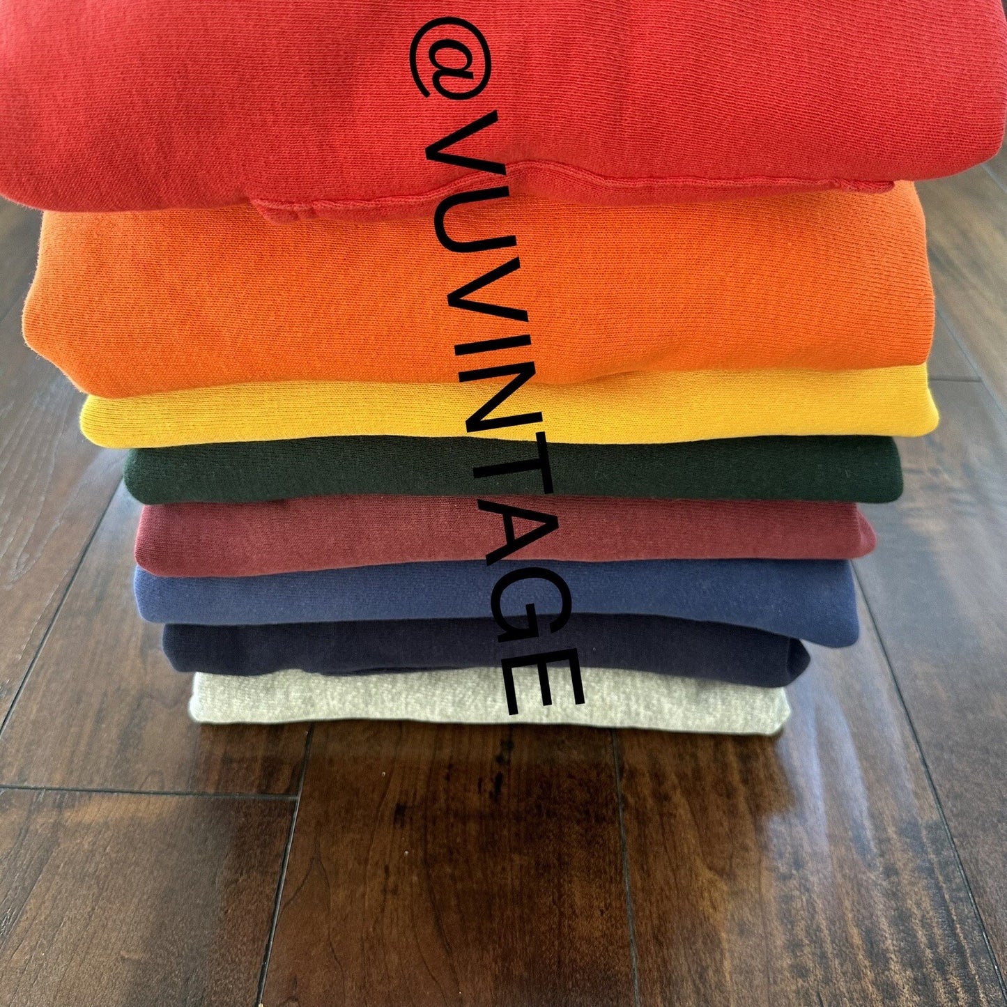 Champion 1970s RW Complete Set USA Sweatshirt VTG Hoodie Crewneck Lot Rare 70s