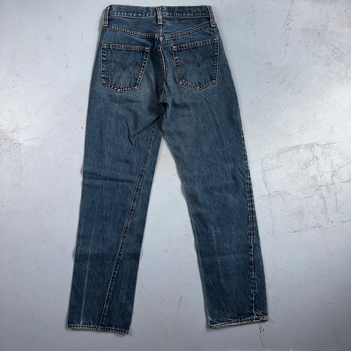 Levis 501 Vintage 80s Redline Selvedge USA XX Jeans Med Wash 27x34 Act 24x30