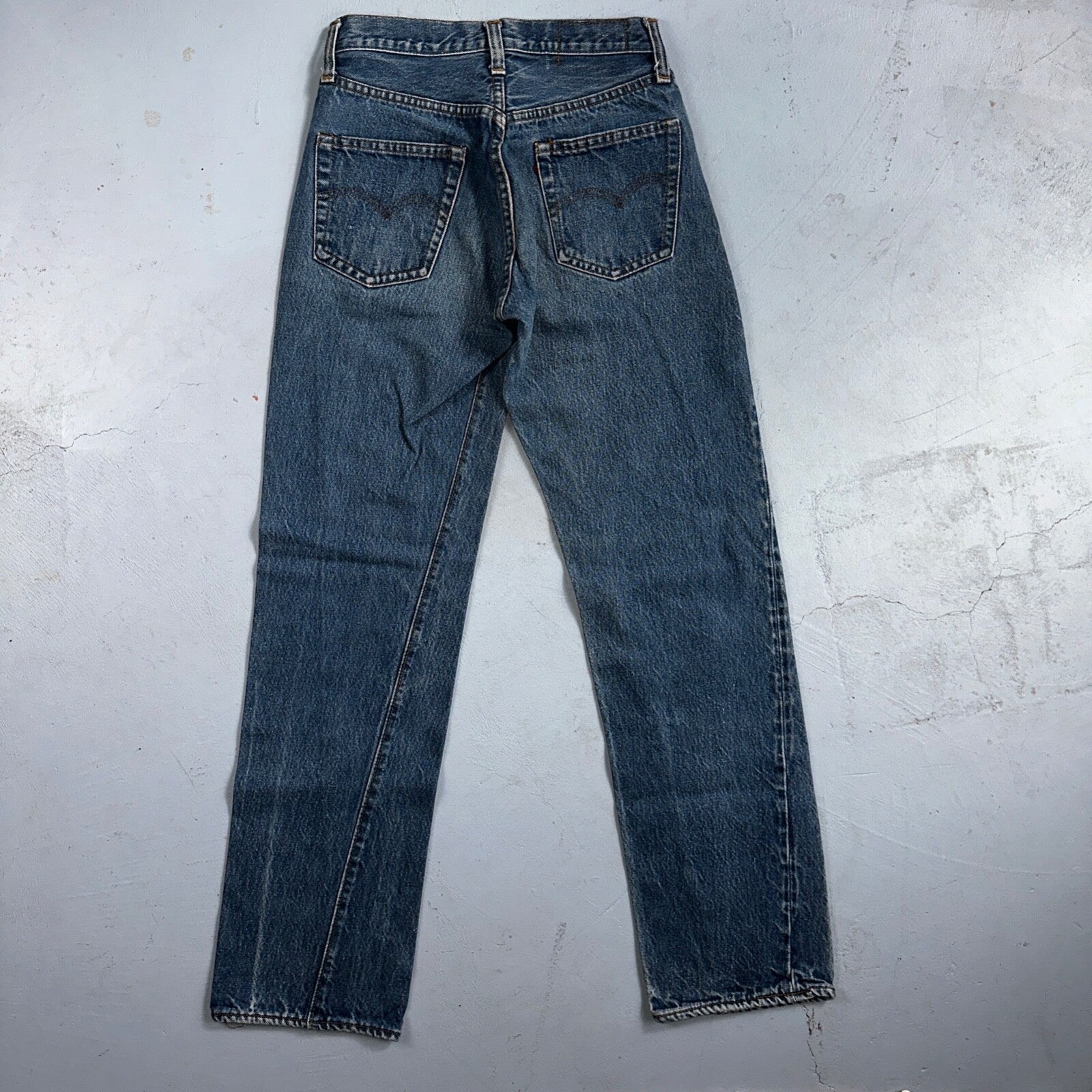 Levis 501 Vintage 80s Redline Selvedge USA XX Jeans Med Wash 27x34 Act 24x30