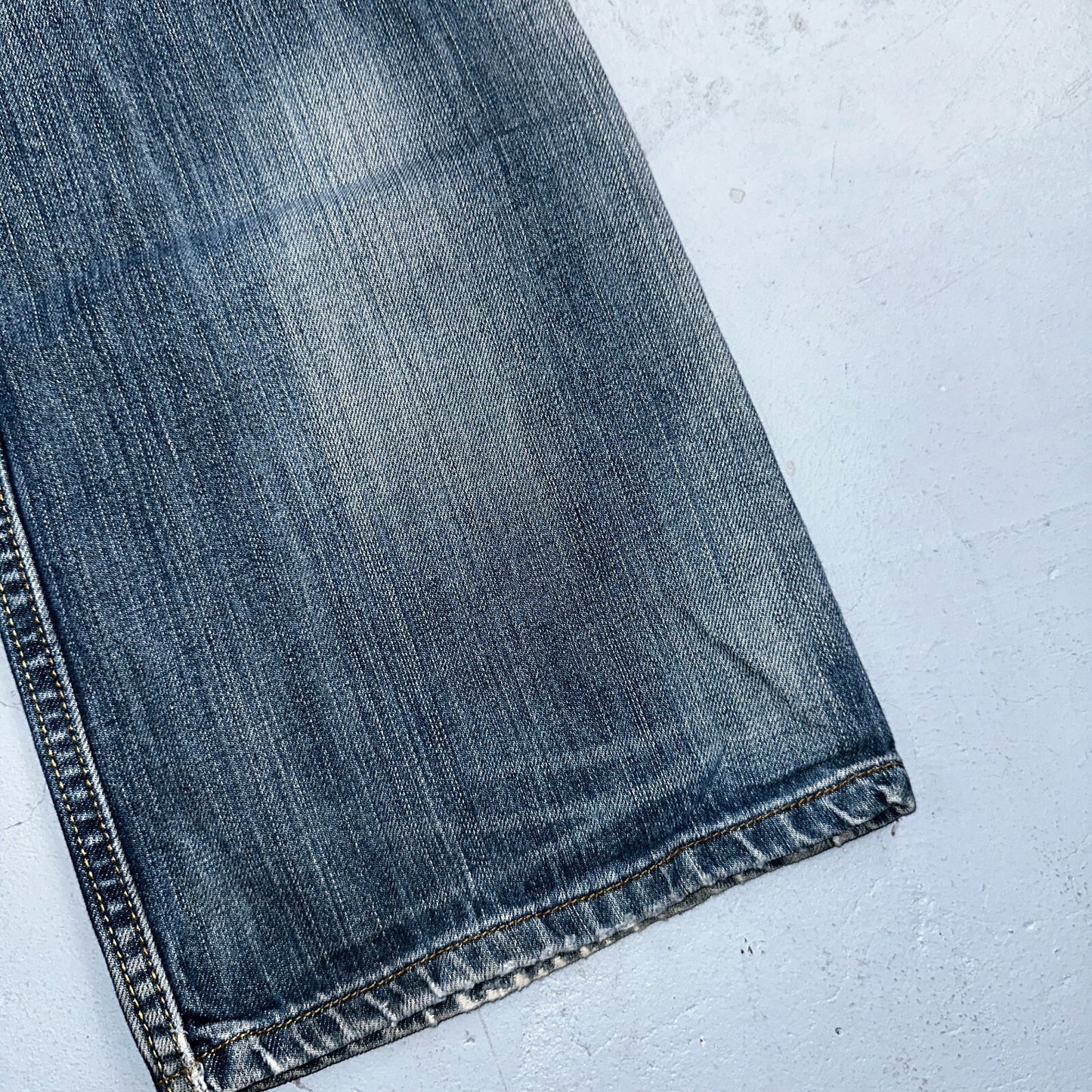 Levis 501 Vintage Y2K XX Straight Leg Jeans Blue Crazy Wash 36x34 Act 34x31