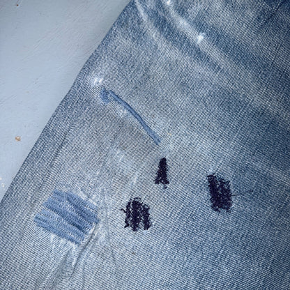 Levis 501 Vintage 80s Redline Selvedge USA XX Jeans Light Wash 34x38 Act 31x34