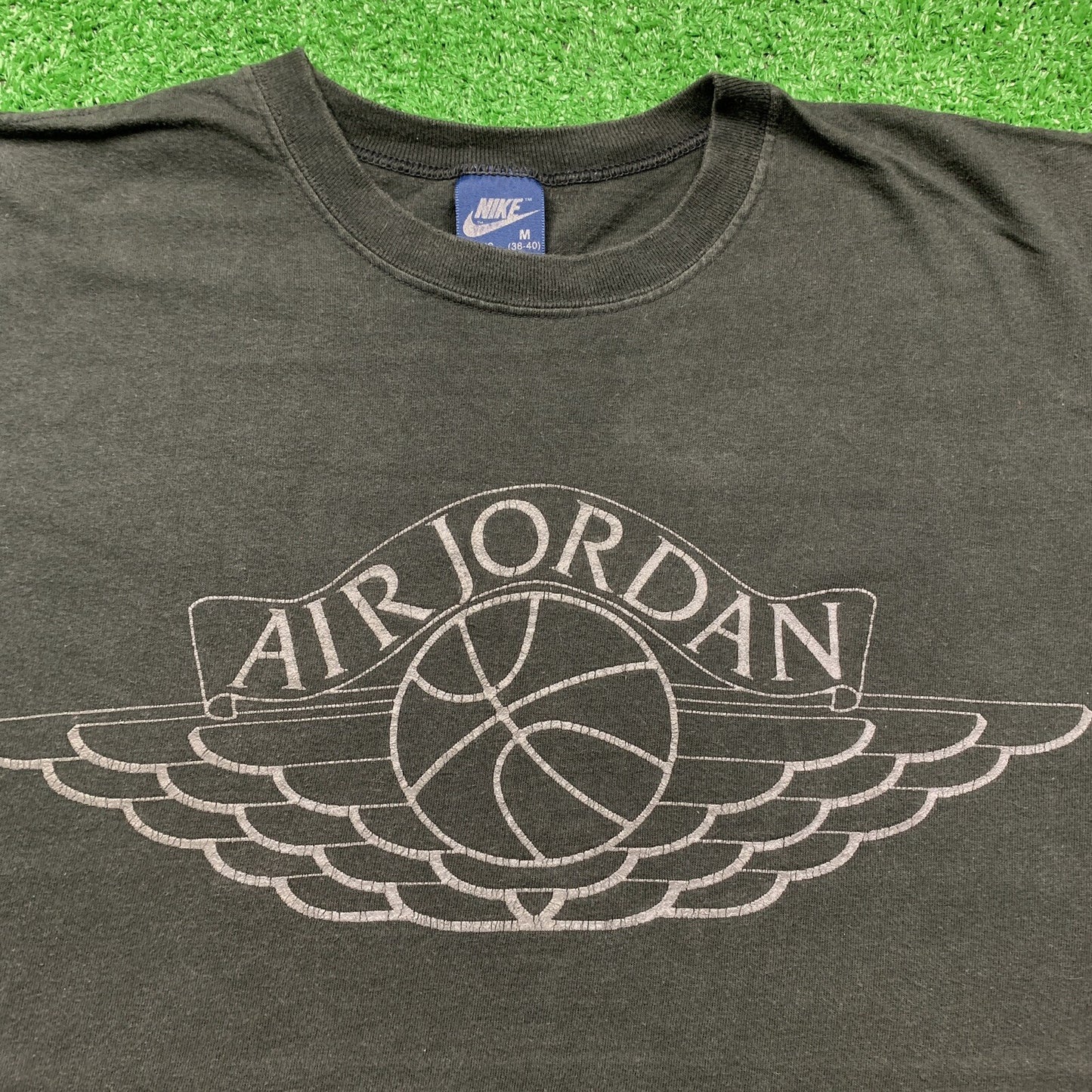 1987 Jordan Wings Vintage Nike T Shirt USA Rare Chicago 1985 1 Bred OG Promo